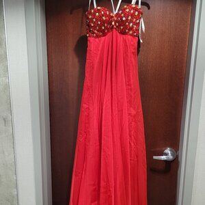 Studio 17 Style 12395 Red Prom Dress Size 4